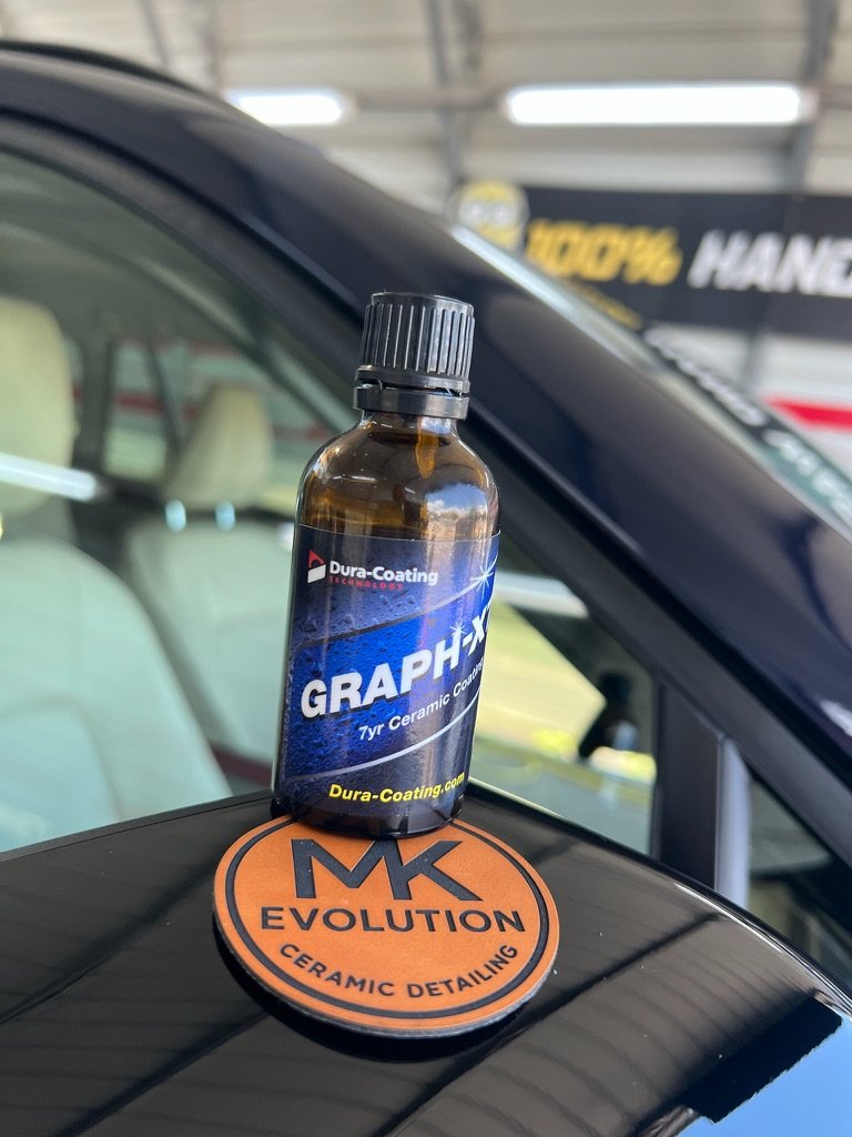 Dura-Coating Graph-X 7-year ceramic coating on an MK Evolution pad